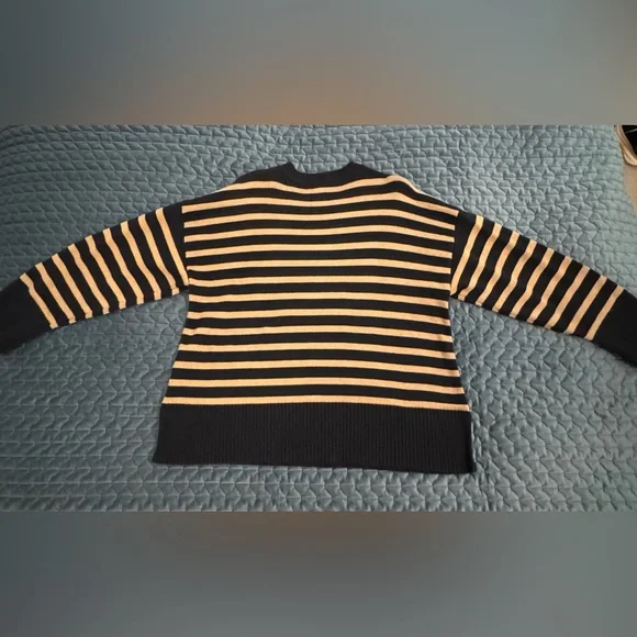 EUC J.Crew Factory Striped Sweater (XL) - Picture 4 of 8